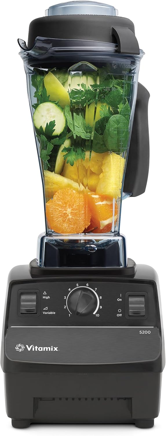 Vitamix 5200 large-jar blender for consistent family-size smoothie batches