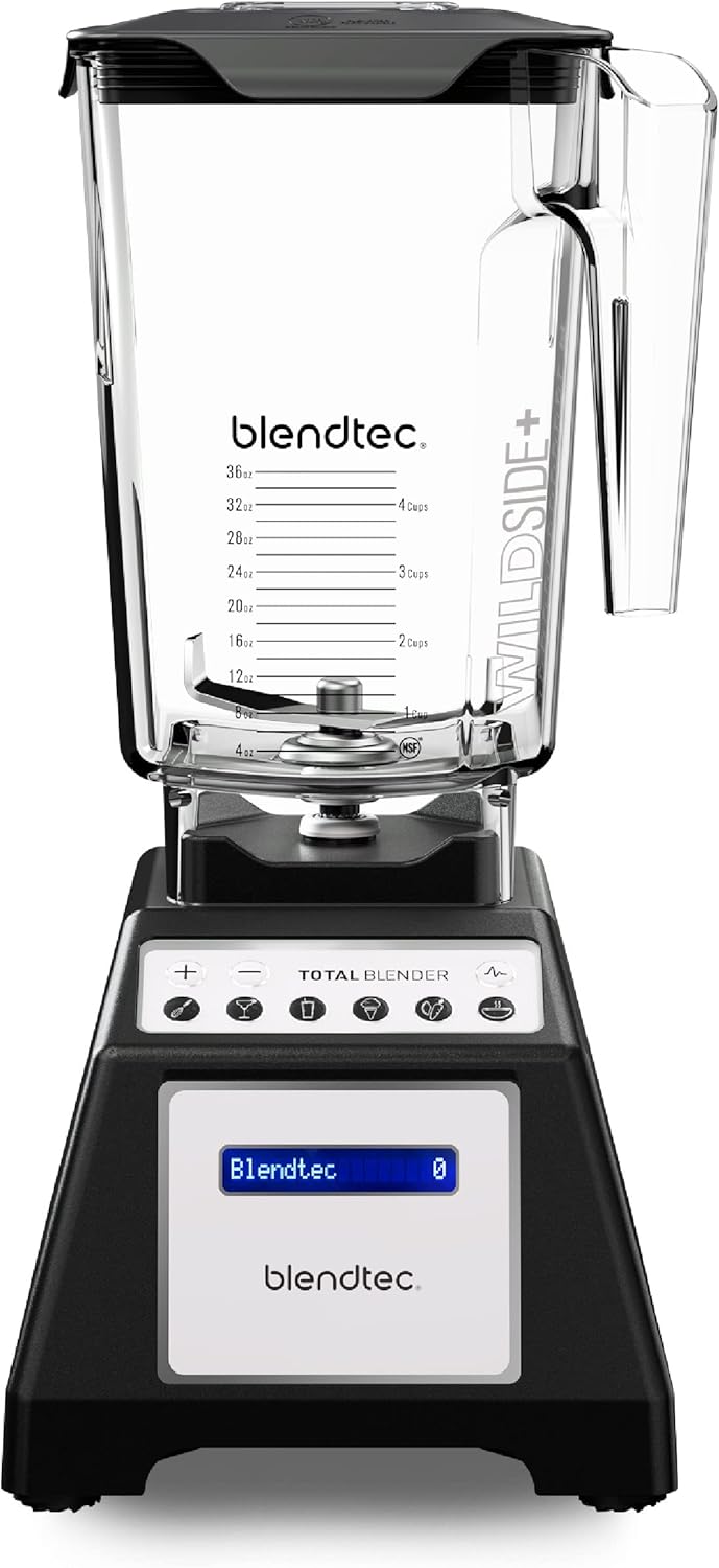 Blendtec Total Classic high-performance smoothie blender with simple controls