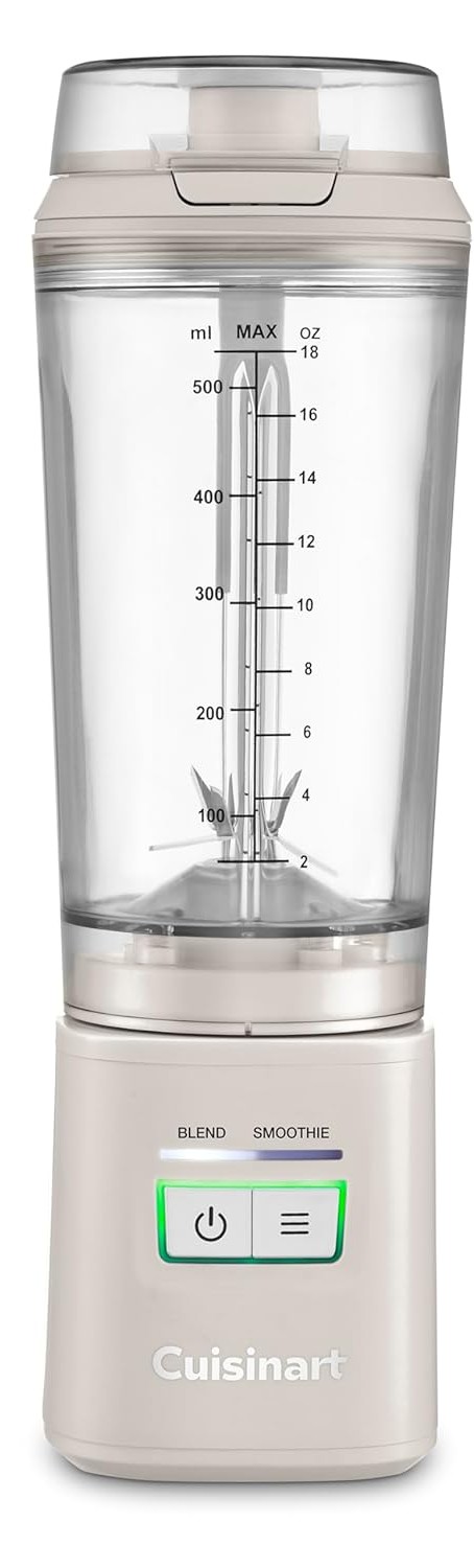 Cuisinart cordless on-the-go blender for hotel and desk smoothies with USB charging