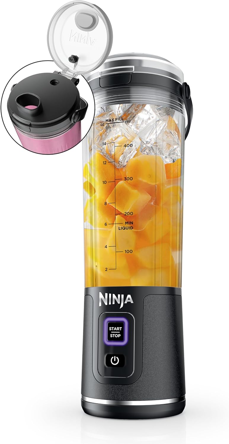 Ninja Blast BC151 cordless portable blender with sip lid and carry handle